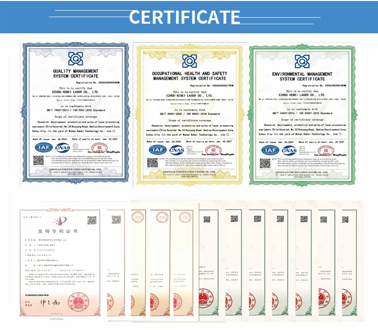 BOCHU 소프트웨어 및 2000mm 처리 너비 교환 테이블 레이저 절단 기계 대용량 절단 5